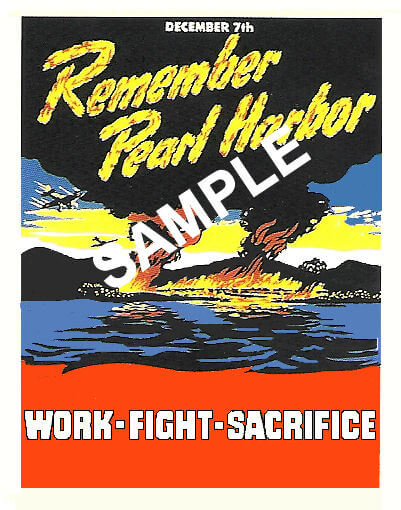 (image for) 1942 Pearl Harbor Work Fight Sacrifice